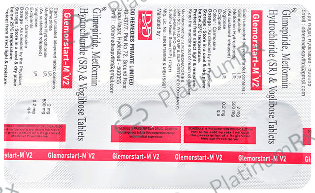 Glemorstart-M V 2 Tablet SR