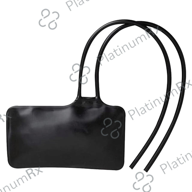 Bos Medicare Surgical Blood Pressure Double Tube for Sphygmomanometer Black