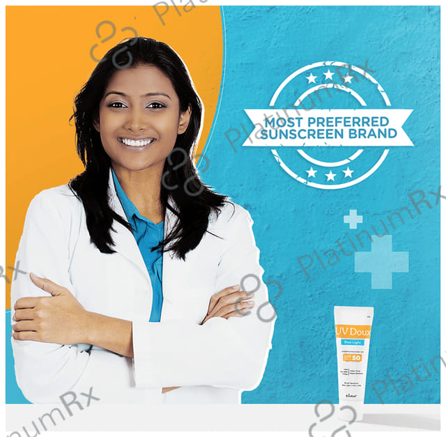 UV Doux Blue Light SPF 50 PA+++ Sunscreen Gel 50gm
