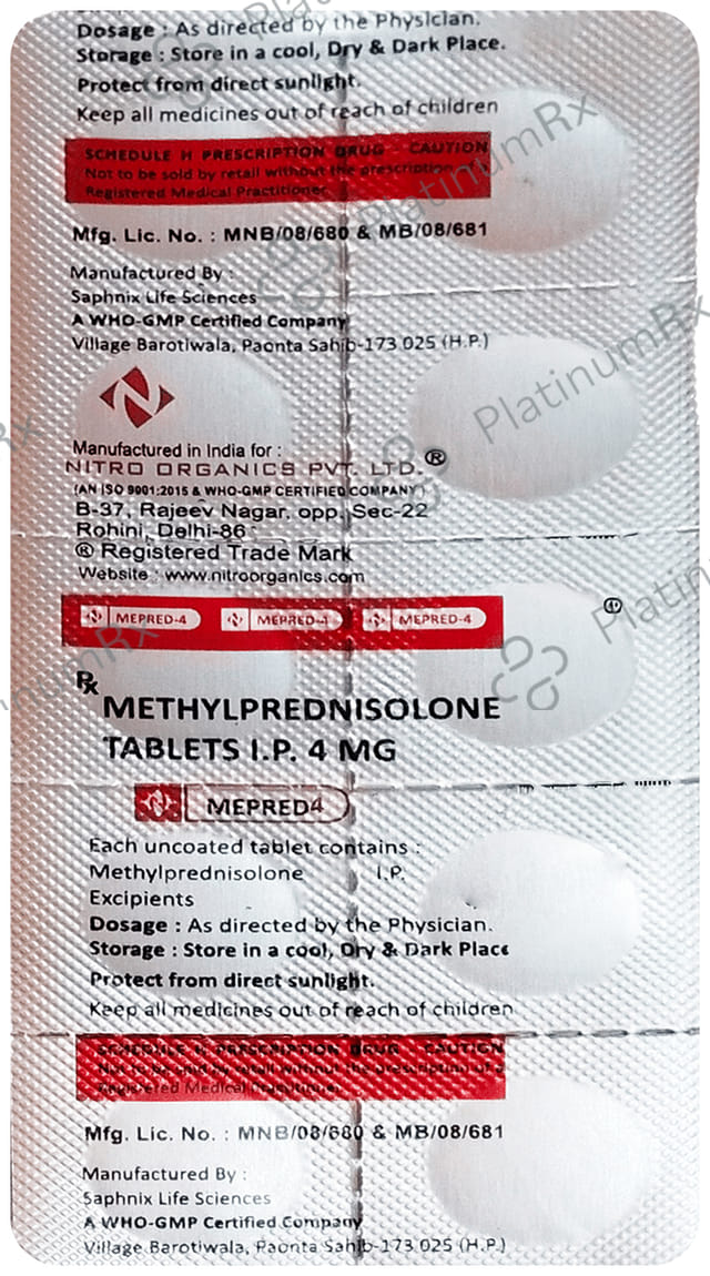Mepred 4mg Tablet