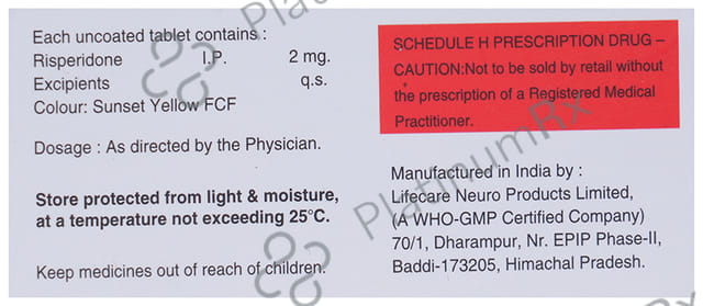 Risqube 2mg Tablet 10s