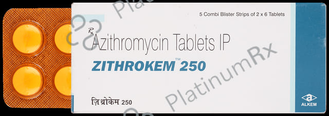 Zithrokem 250mg Tablet