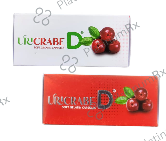 Uricrabe D 200/200/100mg Capsule 15s