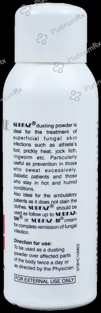 Surfaz 1% Dusting Powder 100gm