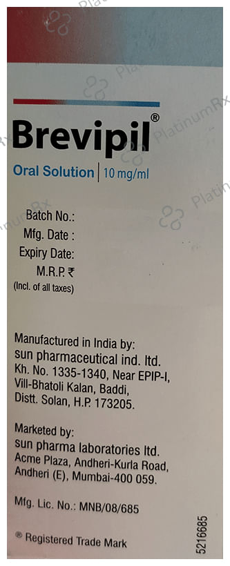 Brevipil 10mg Oral Solution 200ml