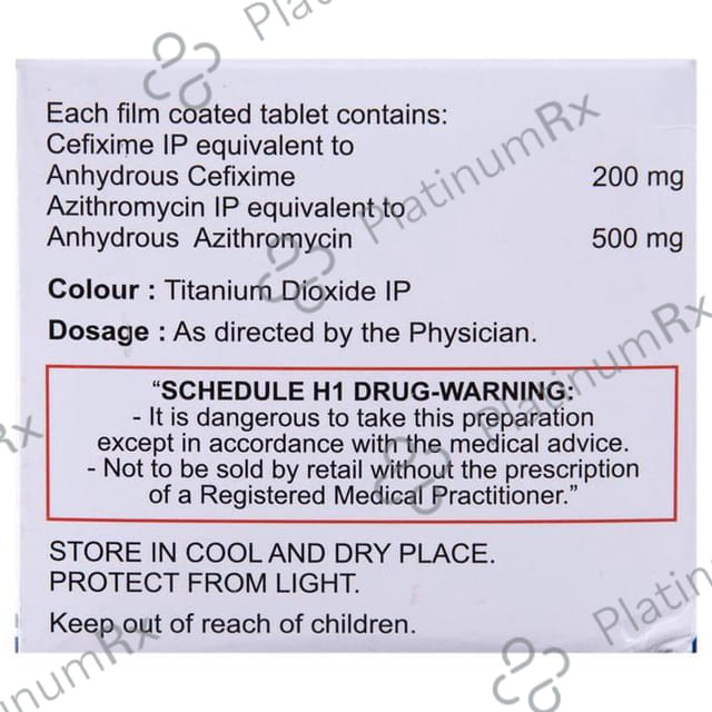 Cefolac AZ 500/200mg Tablet 6s
