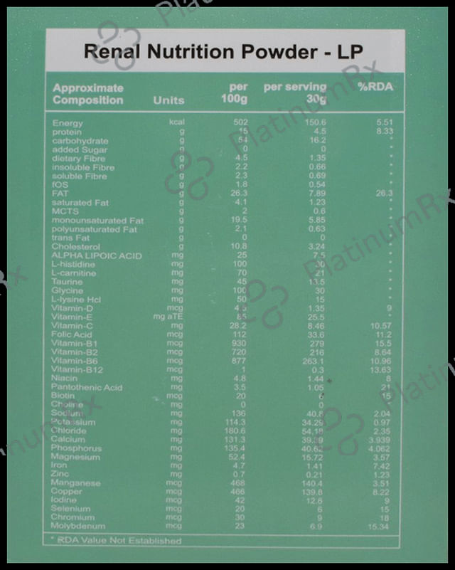 DRM Protin-LP Low Protein Sachet (30gm Each) Vanilla
