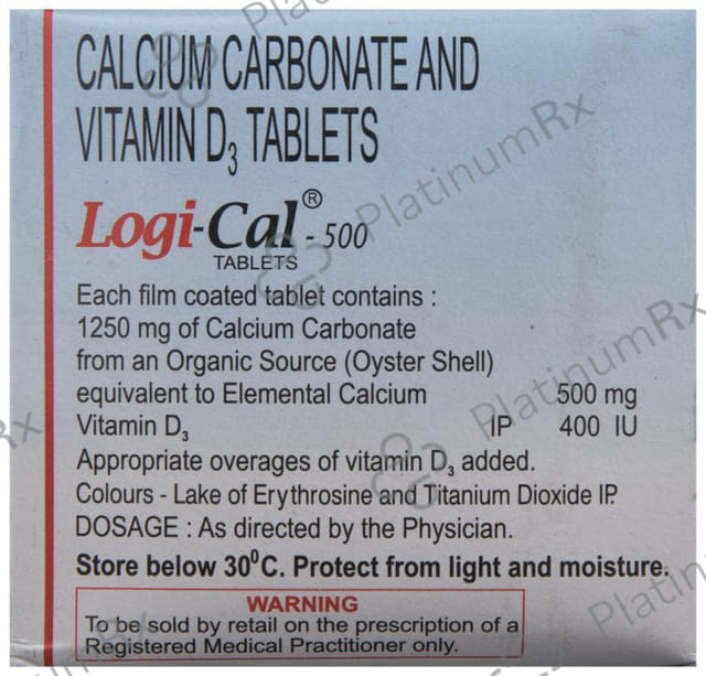 Logi Cal 500mg Tablet 15s