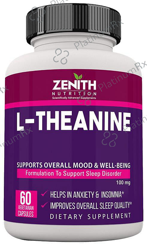 Zenith Nutrition L-Theanine 100mg Capsule
