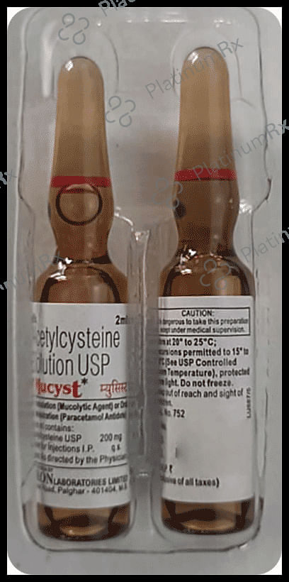 Mucyst 400mg Injection 2ml