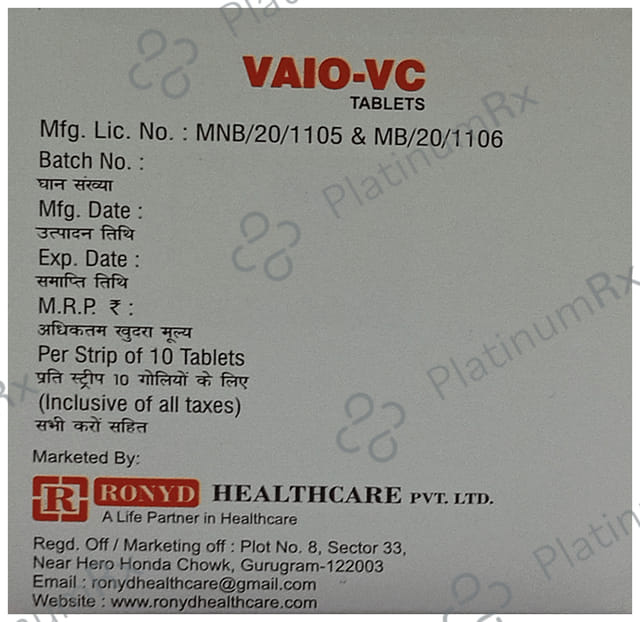 Vaio-VC Chewable Tablet
