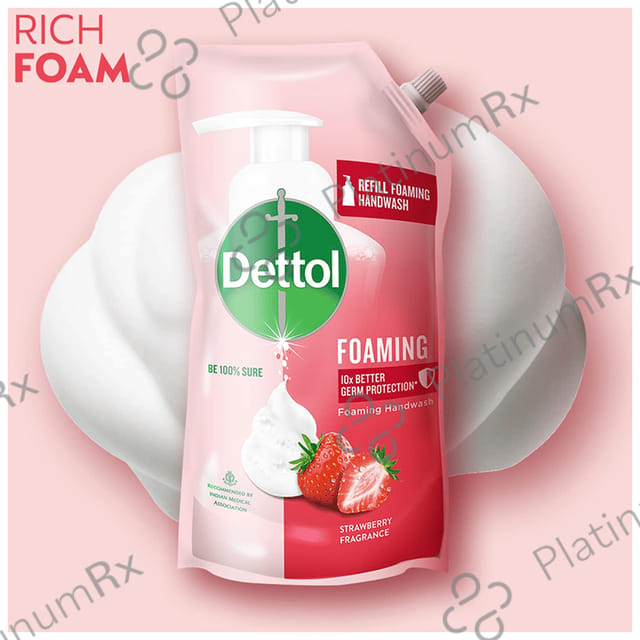 Dettol Strawberry Fragrance Refill Foaming Handwash 700ml