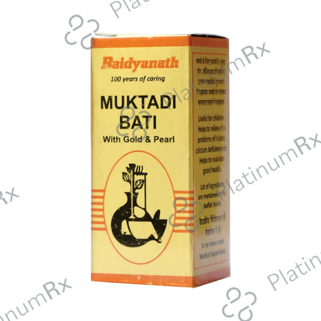 Baidyanath (Nagpur) Muktadi Bati With Gold & Pearl Tablet