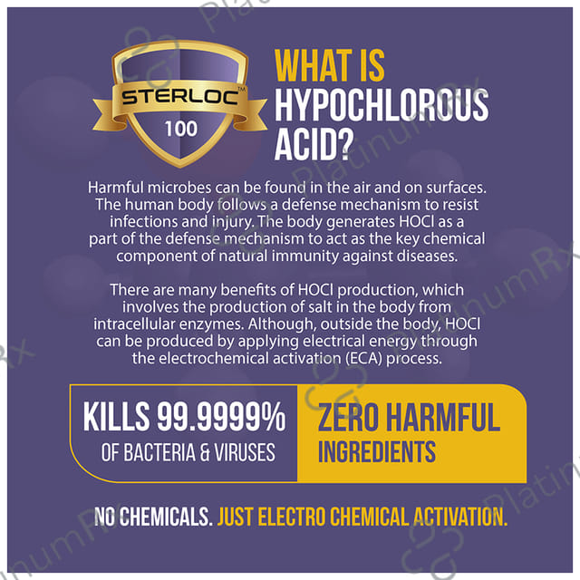 Sterloc Sanitizer + Disinfectant (500ml Each) 1 Bottle