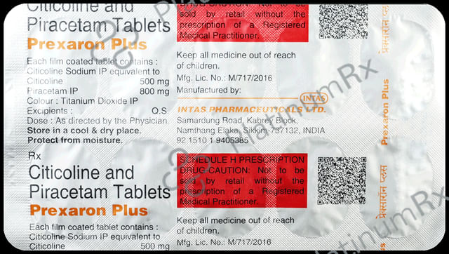 Prexaron Plus Tablet 10s