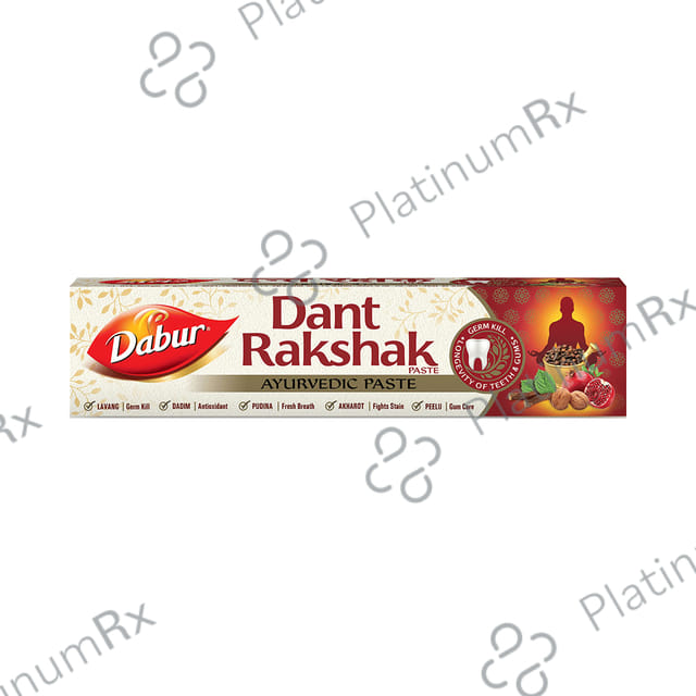 Dabur Dant Rakshak Ayurvedic Paste (175gm Each) 1 Tube