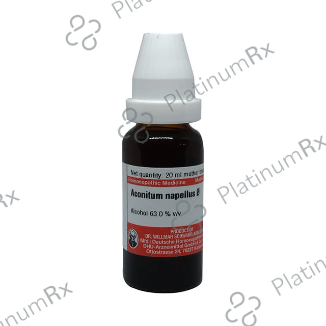 Dr Willmar Schwabe Germany Aconitum Napellus Mother Tincture Q