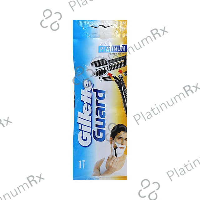 Gillette Guard Razor with Platinum Coated Blades