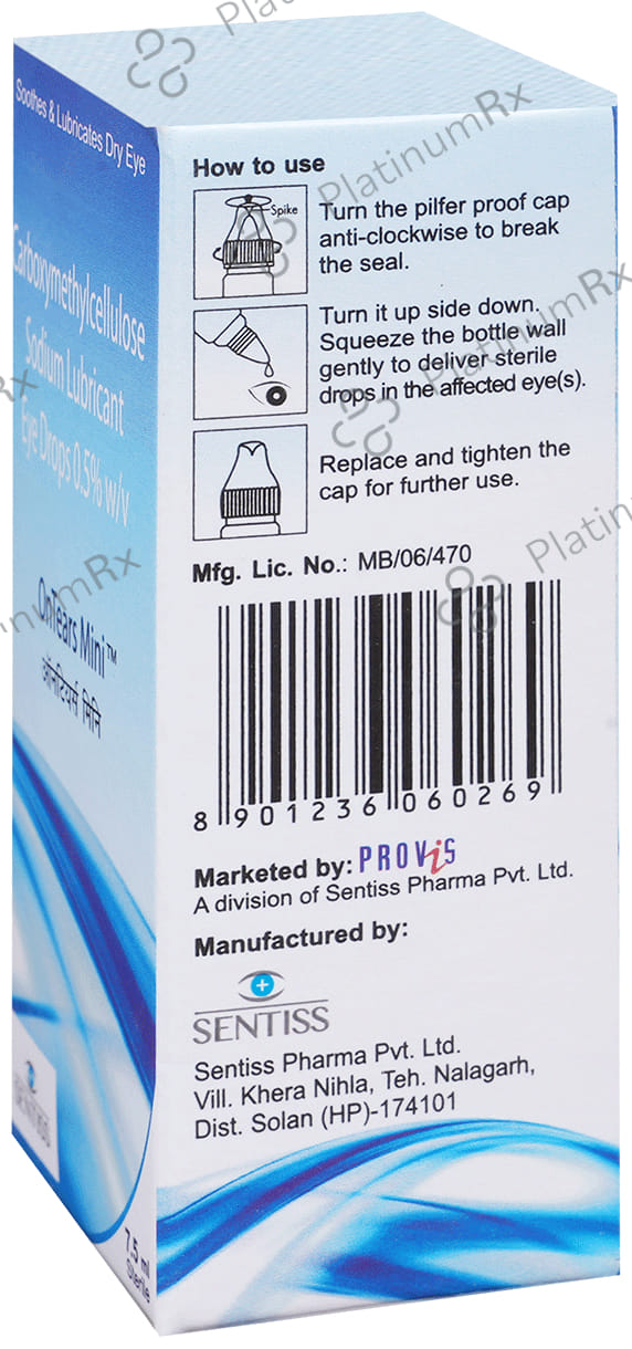 Ontears Mini Eye Drop 7.5ml