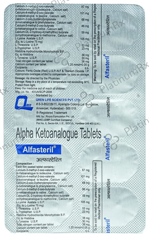Alfasteril Tablet 10s