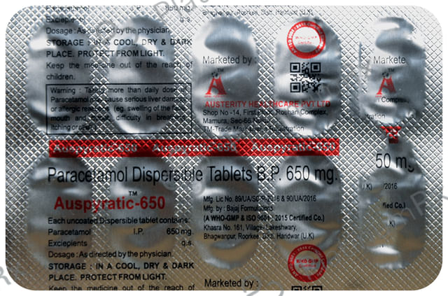 Auspyratic 650 Tablet DT