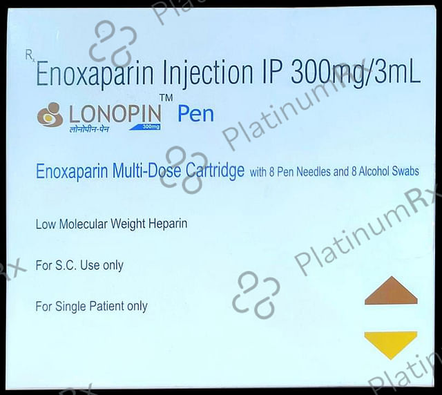 Lonopin MD 300mg Injection 3ml