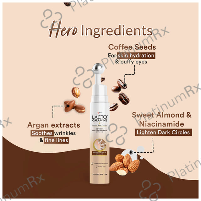 Piramal Lacto Calamine Under Eye Cream for Dark Circles & Fine Lines