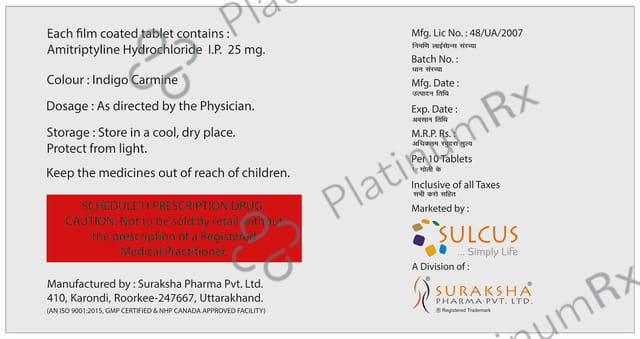 Amsha 25mg Tablet 10s