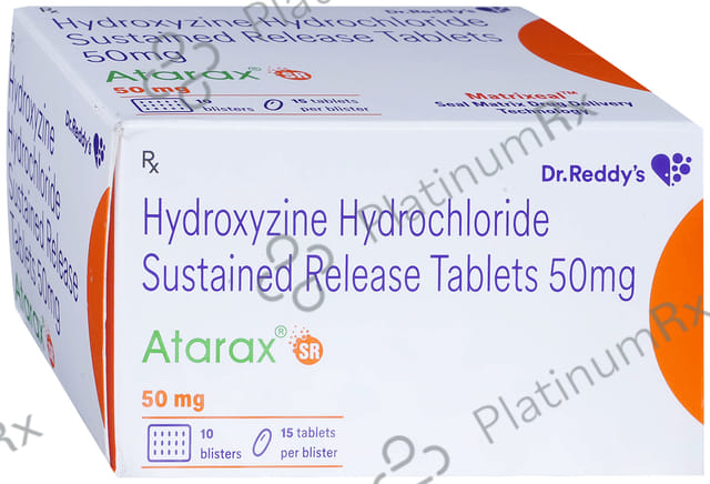 Atarax 50mg SR Tablet 15s