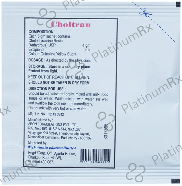 Choltran 4gm Powder 5gm