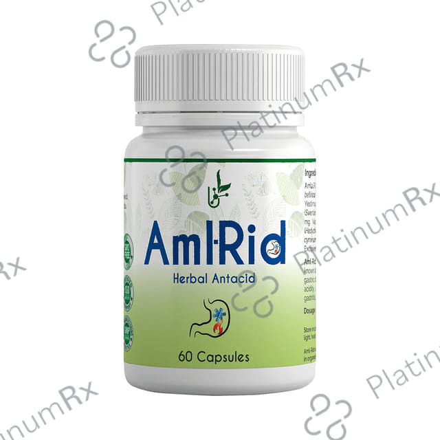 BVG Life Sciences Aml-Rid Herbal Antacid Capsule 60 capsules