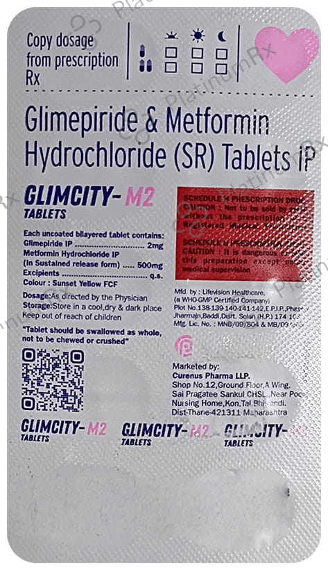 Glimcity M 2 Tablet PR 10s