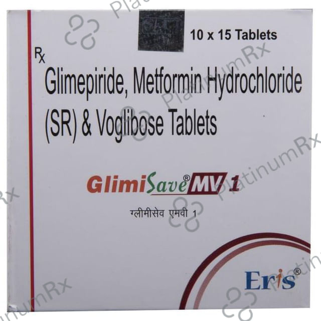 Glimisave MV 1/500/0.2mg Tablet SR 15s