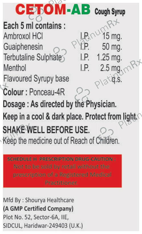 Cetom-AB Syrup