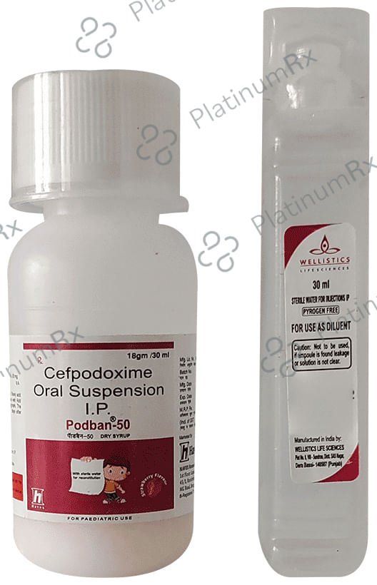 Podban 50 Dry Syrup Strawberry