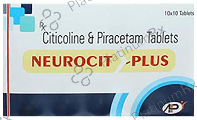 Neurocit Plus 500/800mg Tablet 10s