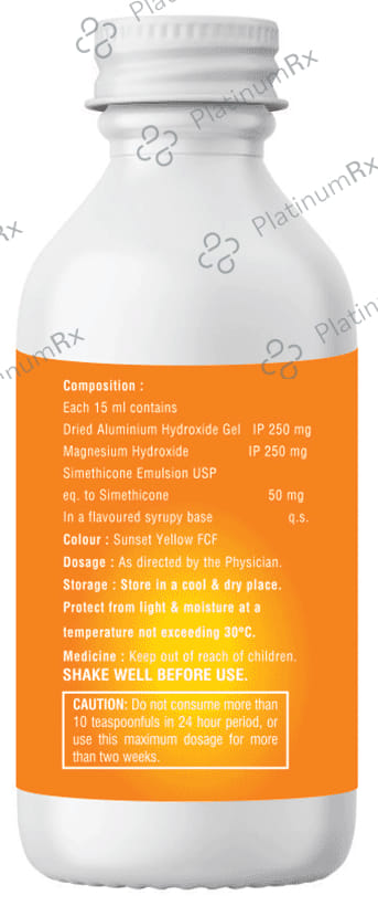 Cureacid Sugar Free Orange Flavour Oral Suspension 170ml