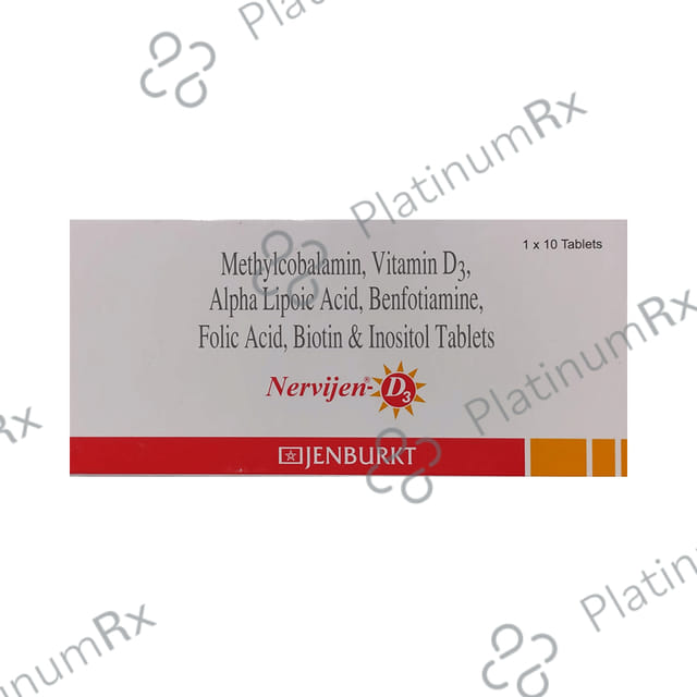 Nervijen D3 1500/100mcg Tablet 10s