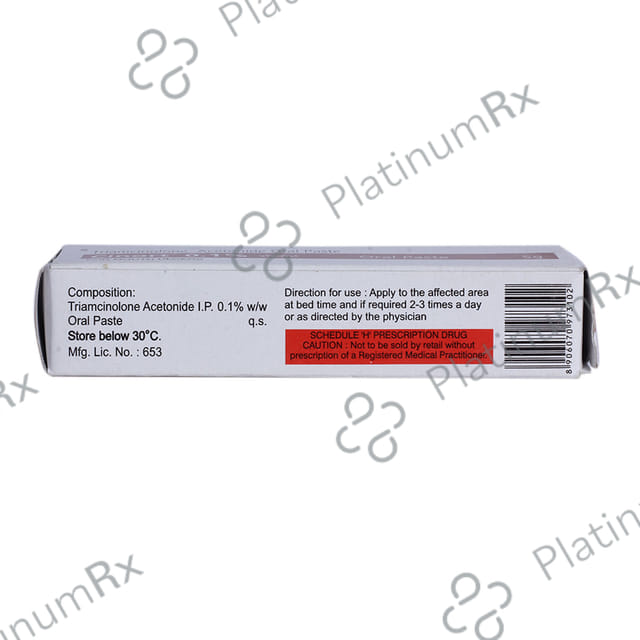 Cinort 0.1% Paste 5gm