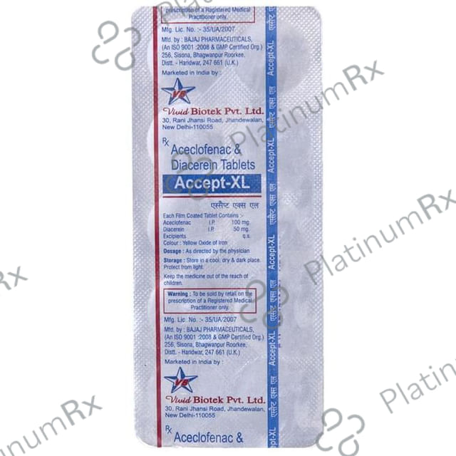 Accept XL 100/50mg Tablet 10s