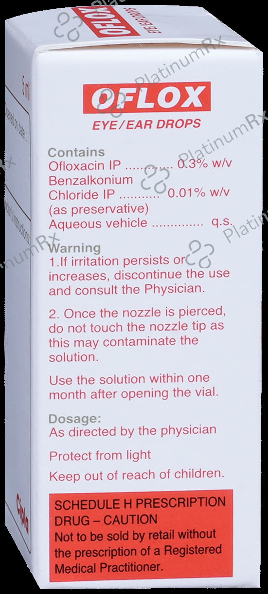 Oflox 0.3% Eye/Ear Drop 5ml