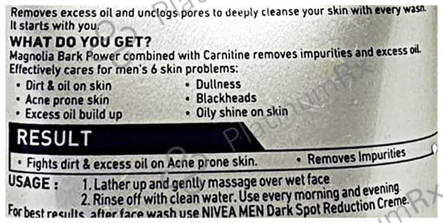 Nivea Nivea Men Acne Face Wash 50gm