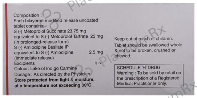 Metpure AM 2.5mg Tablet 10s