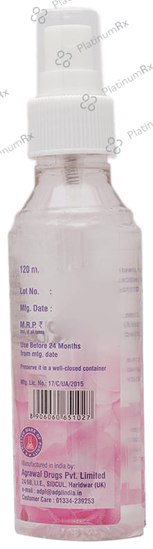 ADPL Rose Water Spray 120 ml