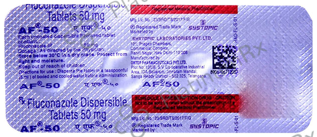 AF 50mg DT Tablet 4s