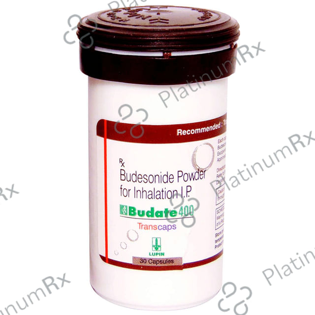 Budate 400mcg Transcaps 30s