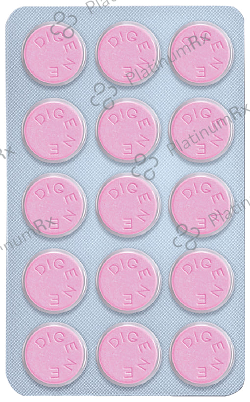 Digene Acidity & Gas Relief Mint Flavour Tablet 15s