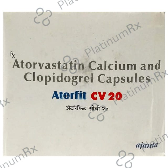 Atorfit CV 20/75mg Capsule 10s