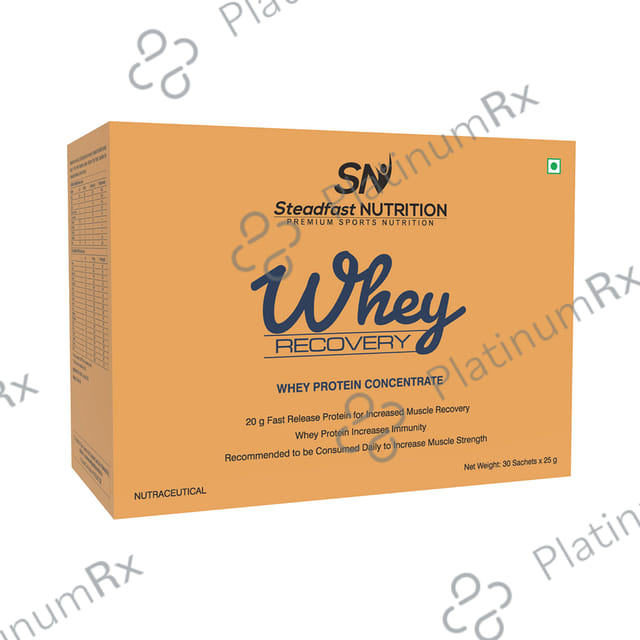 Steadfast Nutrition Whey Recovery Whet Protein Concentrate Sachet (25gm Each)