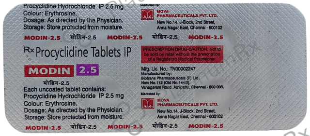 Modin 2.5mg Tablet 10s